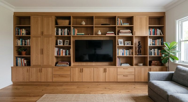 Built In Tv Cabinetry in Winston Salem, NC