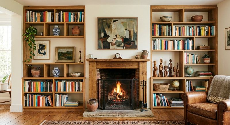 Fireplace Shelves Installation in Greensboro, NC