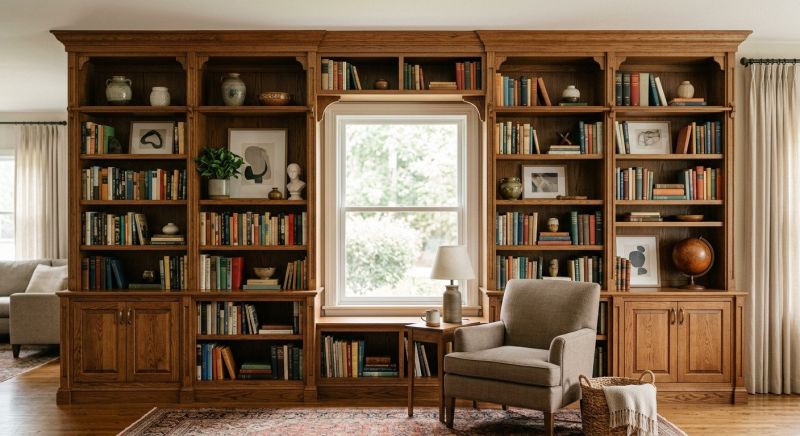 Bookcase Construction in Charlotte, NC