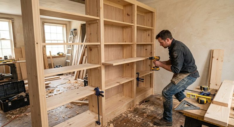 Bookcase Construction in Winston Salem, NC