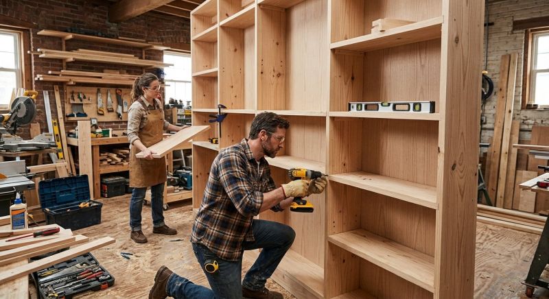 Bookcase Construction in Alexandria, VA