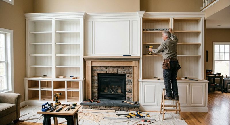 Bookcase Installation in Raleigh, NC