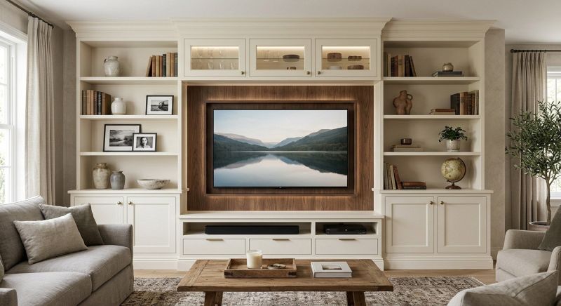 Built In Tv Cabinetry in Raleigh, NC