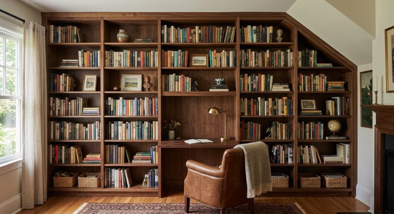 Custom Bookcase Installation in Annapolis, MD