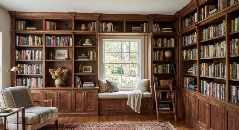 Custom Bookshelves Service in Raleigh, NC