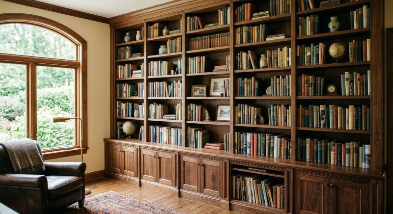 Custom Bookshelves Service in Annapolis, MD