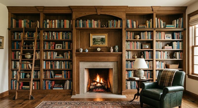 Fireplace Shelves Installation in Frederick, MD