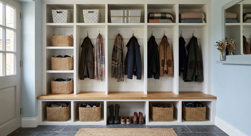 Mudroom Carpentry Installation in Greensboro, NC